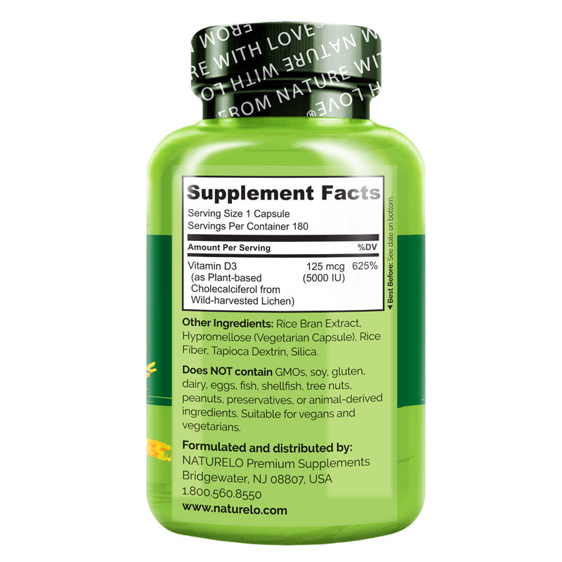 Vegan Vitamin D3, 5000 IU