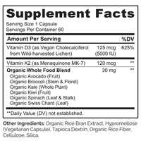 Vegan Vitamin K2 & D3 Supplement