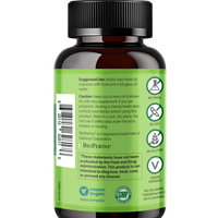 Plant-Based Turmeric Supplement with BioPerine for Enhanced Absorption