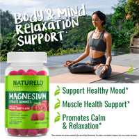 Magnesium Citrate Gummies with Natural Berry Flavor, 60 Vegetarian Gummies