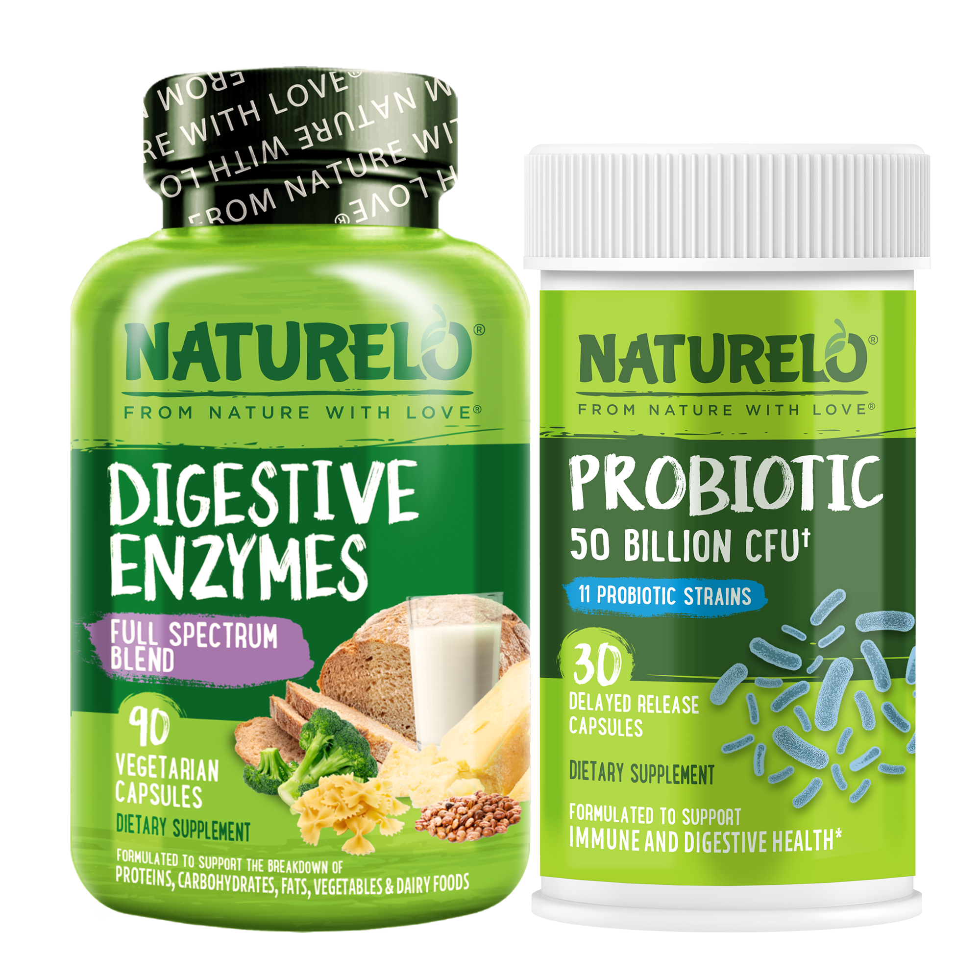 Digestive Health Bundle – NATURELO Premium Supplements