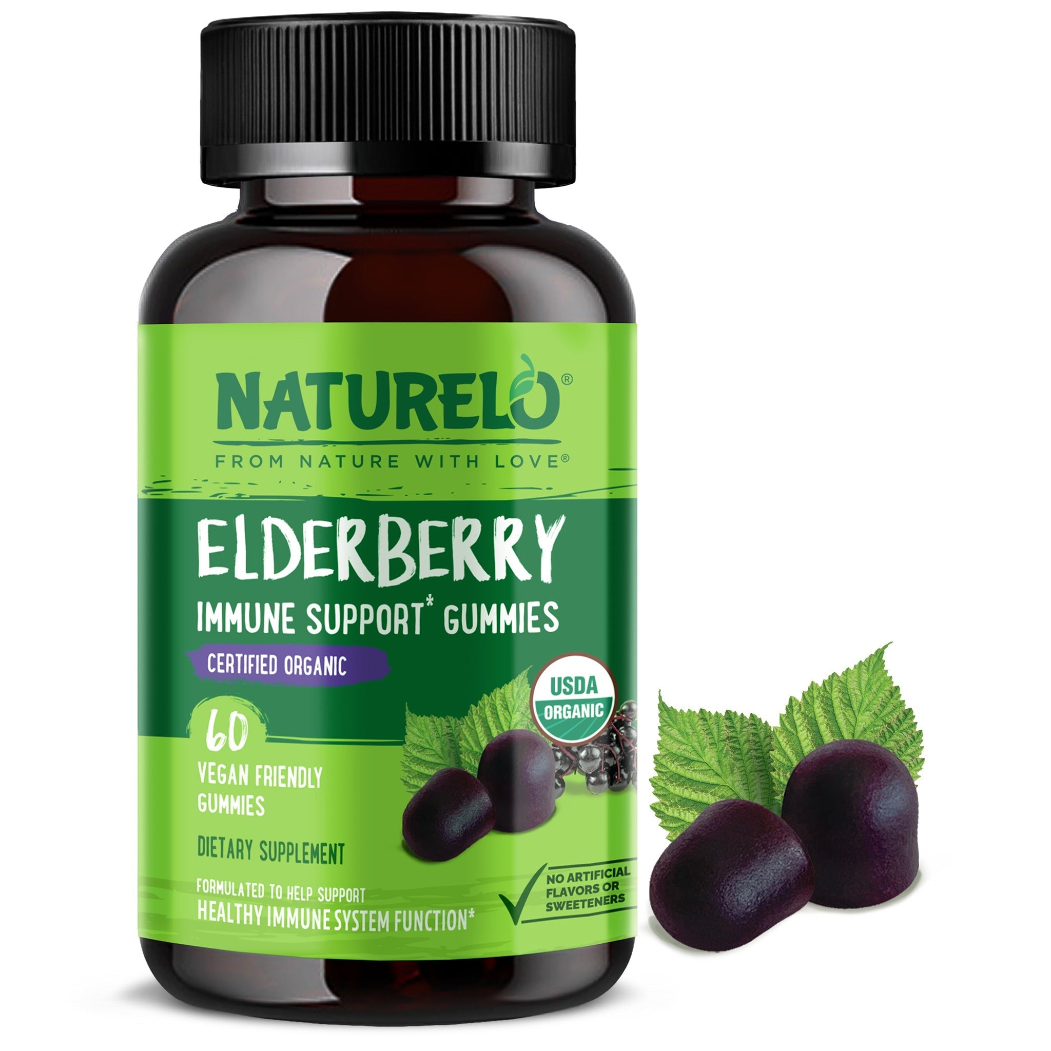 Jio Immune Support Elderberry Capsules - Natural Immune Defense Supplements  for Adults with Ginger Root, Turmeric, and L-Theanine - Helps Improve