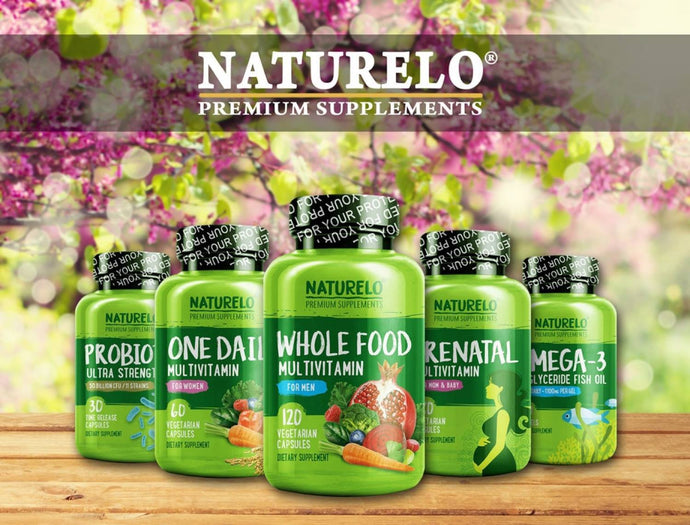 Boost Your Energy, Health & Well-Being the Natural Way with NATURELO Vitamins