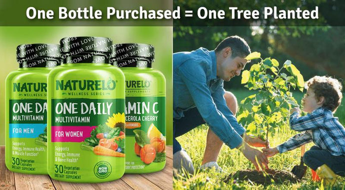 Purchase A Bottle Of NATURELO Vitamins And We'll Plant One Tree