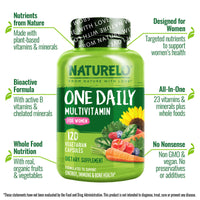 One Daily Multivitamin for Women - Vegan Friendly, Plant-Based, Whole Food Vitamin