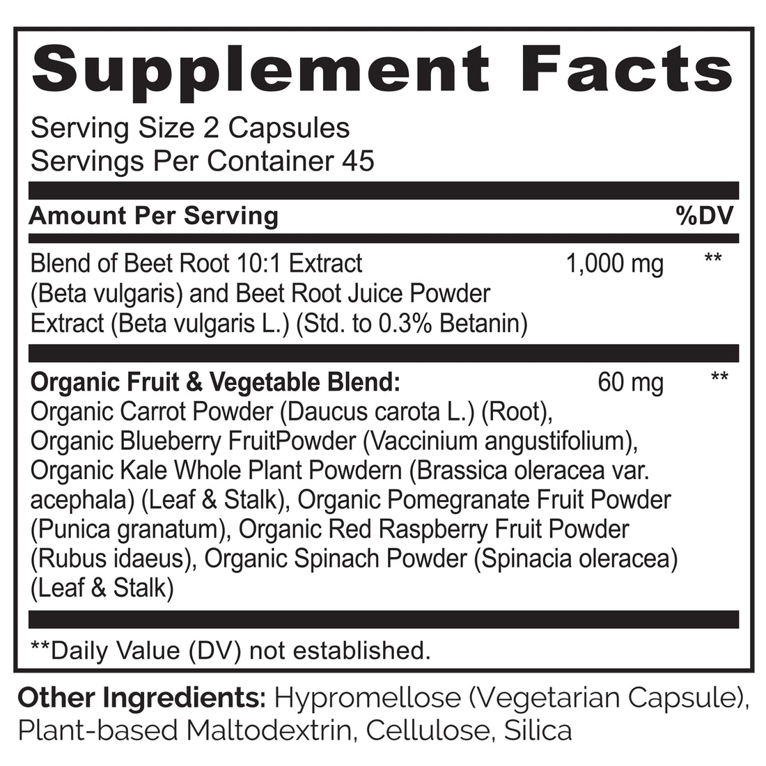 Beet Root Whole Food Blend