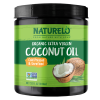 Organic Coconut Oil, Extra Virgin, Cold-Pressed & Unrefined Cooking Oil