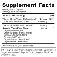 Vegan Vitamin K2 & D3 Supplement