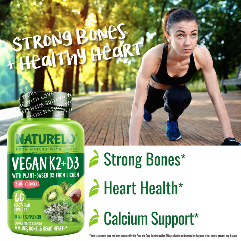 Vegan Vitamin K2 & D3 Supplement