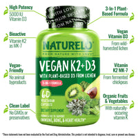 Vegan Vitamin K2 & D3 Supplement