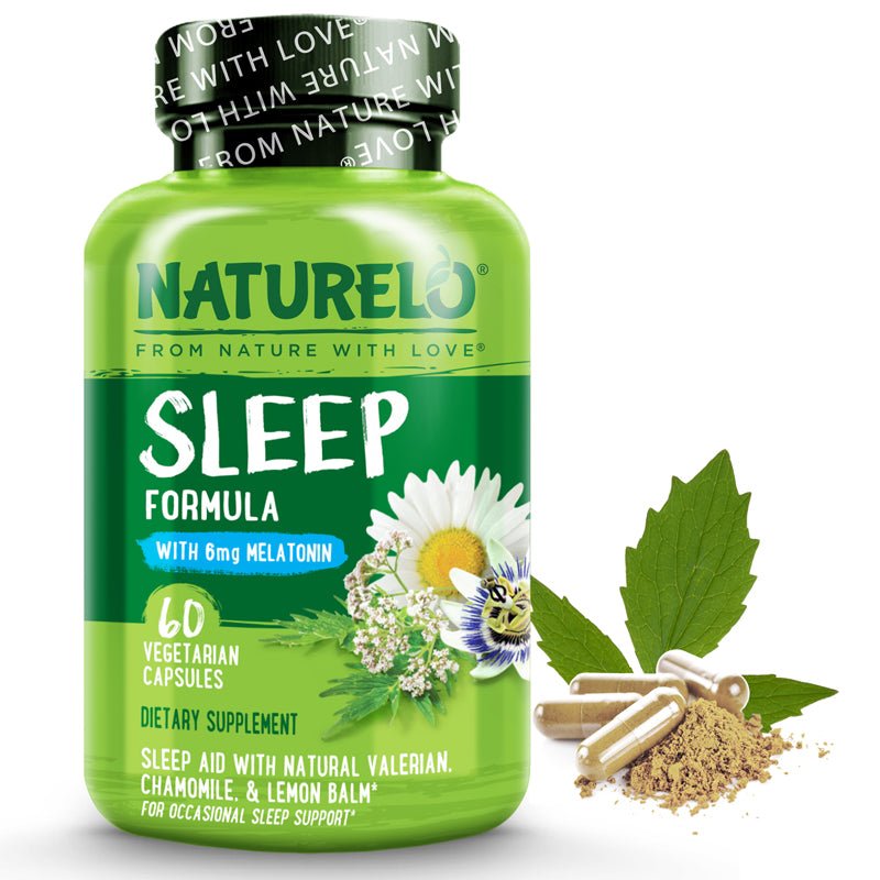 Sleep Support with Chamomile, Valerian, & Melatonin