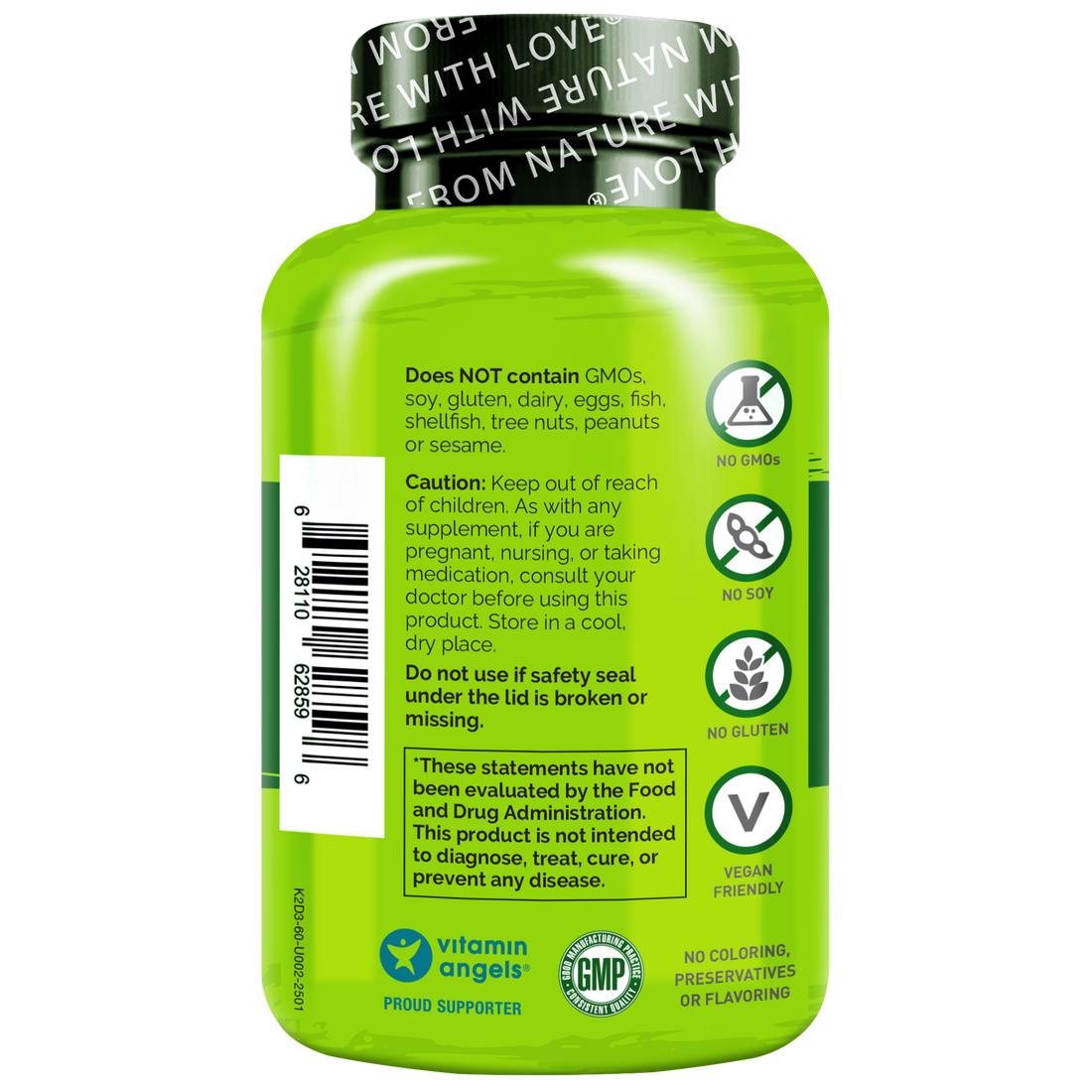 Whole Food Vegan Zinc Complex Supplement
