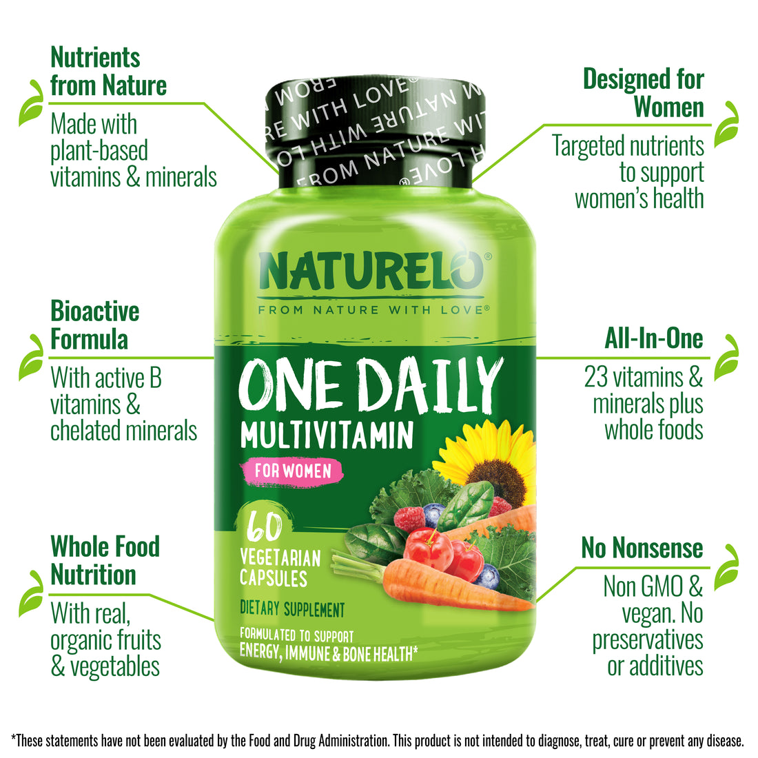 Adult 50 One Daily Multivitamin Bundles – NATURELO Premium Supplements