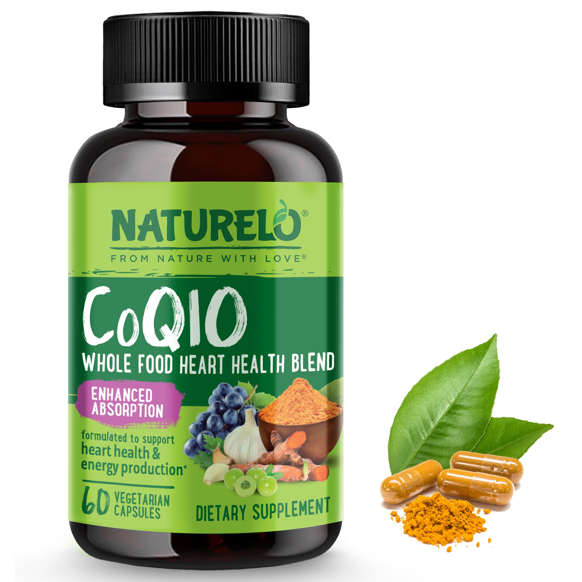 CoQ10 with Heart Health Blend | Naturelo Premium Supplements