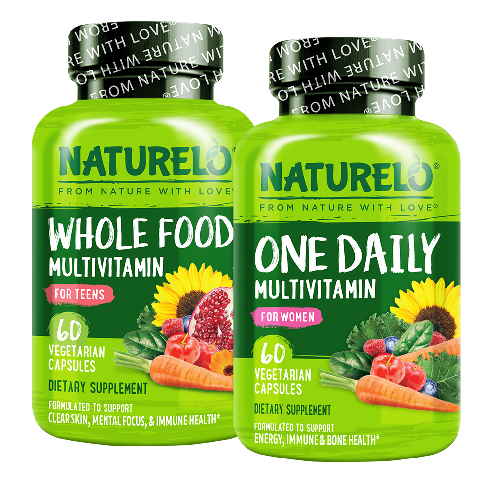 Women’s One Daily & Teen Whole Food Multivitamin Bundle - 60 Capsules Each