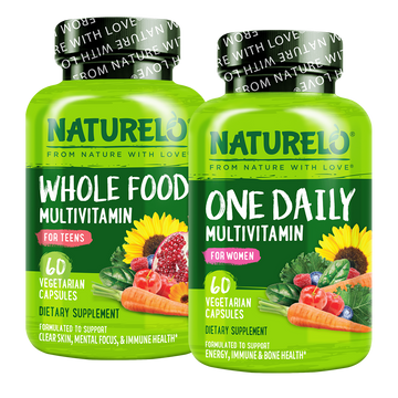 Women’s One Daily & Teen Whole Food Multivitamin Bundle - 60 Capsules Each
