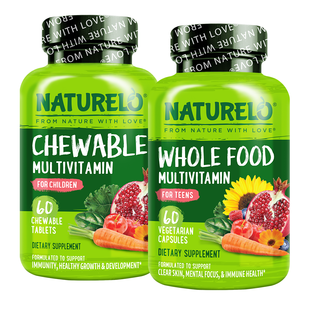 Whole Food Multivitamin for Teens & Children Chewable Bundle