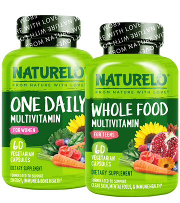 Women’s One Daily & Teen Whole Food Multivitamin Bundle - 60 Capsules Each