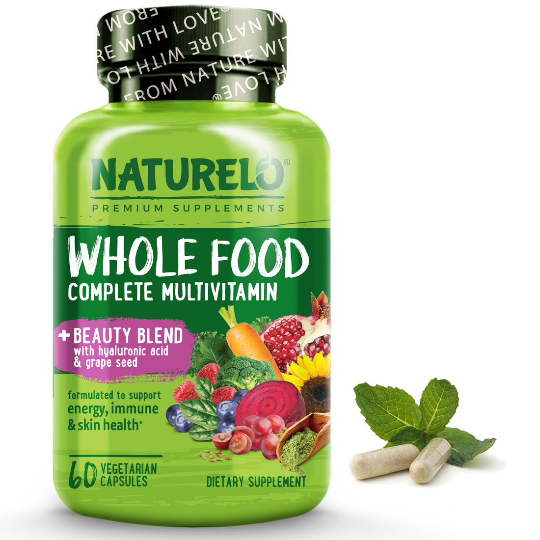 glutathione whole food supplements | Glutathione Capsules | Glutathione Veg Capsules Whole Food Multivitamin with Beauty