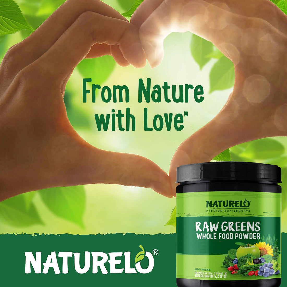 Premium Photo  Healthy organic green fruits and nature green