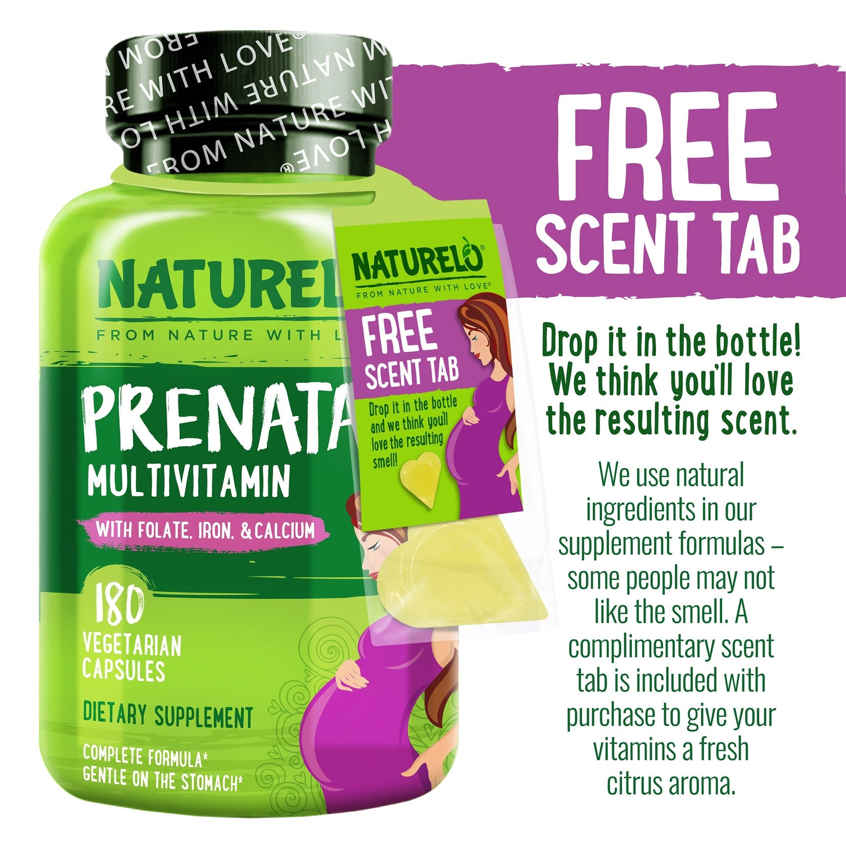 Prenatal Multivitamin Vegan Friendly Naturelo Premium Supplements