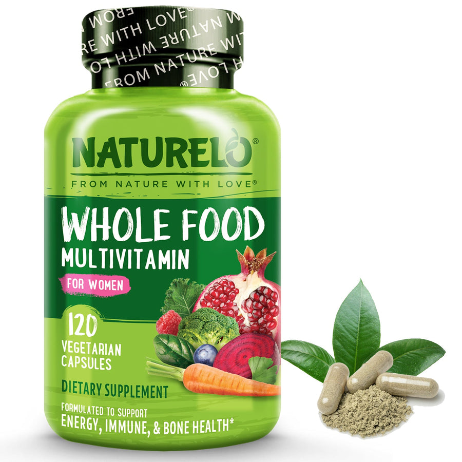Whole Food Multivitamin for Women, Plant-Based and Vegan Friendly