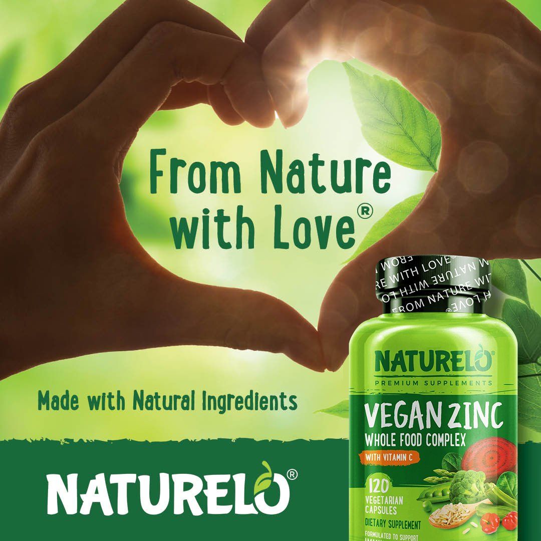 Whole Food Vegan Zinc Complex Supplement